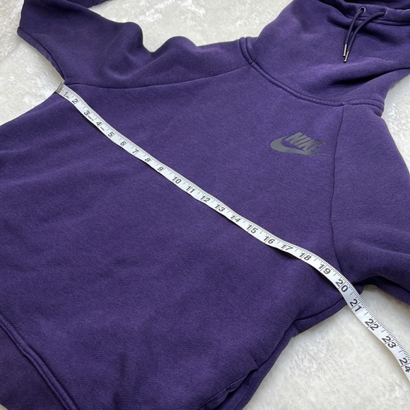 Nike Scuba Hooded Sweatshirt with Pockets Deep Purple Size Medium - Picture 7 of 10